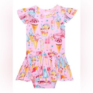 POSH PEANUT Priscilla Bodysuit Size 18 -24 mos.